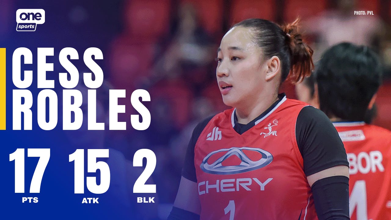 Cess Robles fires 17 for Chery Tiggo in straight-set win over ZUS Coffee | PVL Highlights